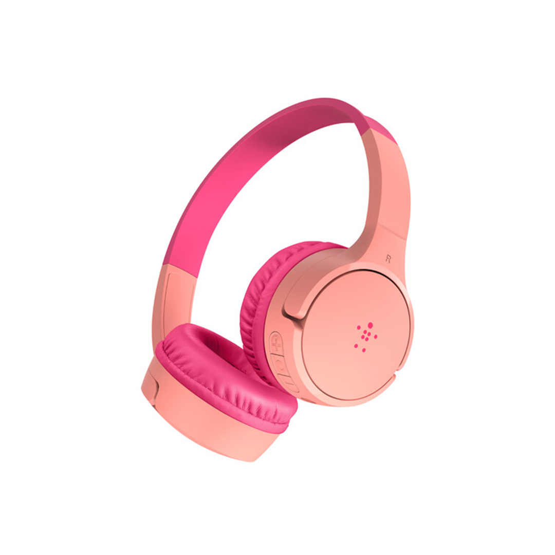 Belkin SoundForm Mini On-Ear Wireless Headphones for Kids - Pink in Qatar Belkin SoundForm Mini On-Ear Wireless Headphones for Kids - Pink in Qatar